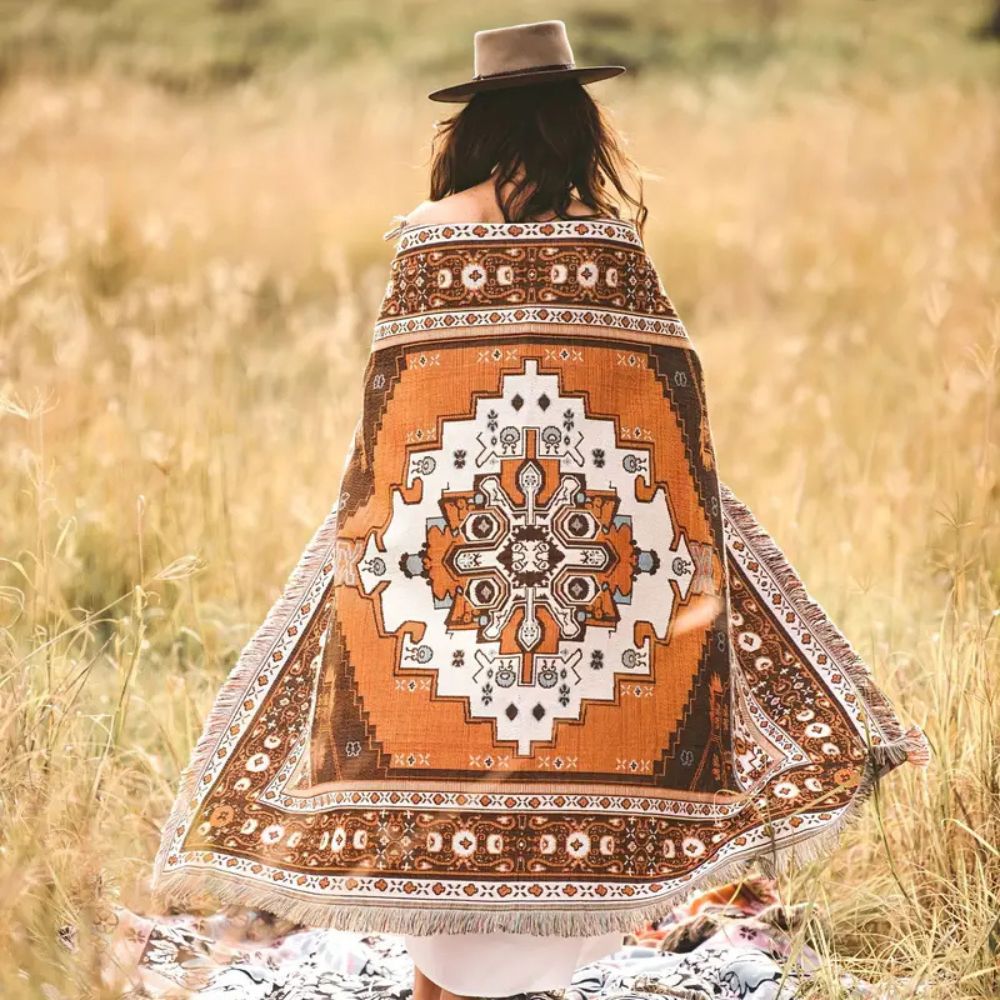 BohoHome | Boho Chic Patterned Throw Blanket