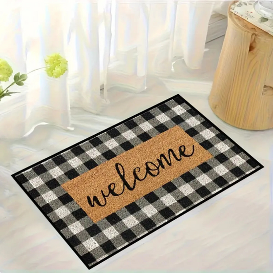 BuffaMat | Buffalo Plaid Welcome Door Mat