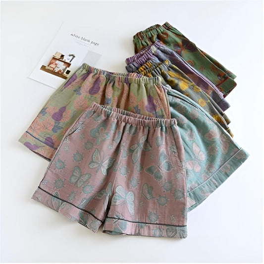 ButterflyBloom | Cotton Lounge Shorts Butterfly Bloom Design