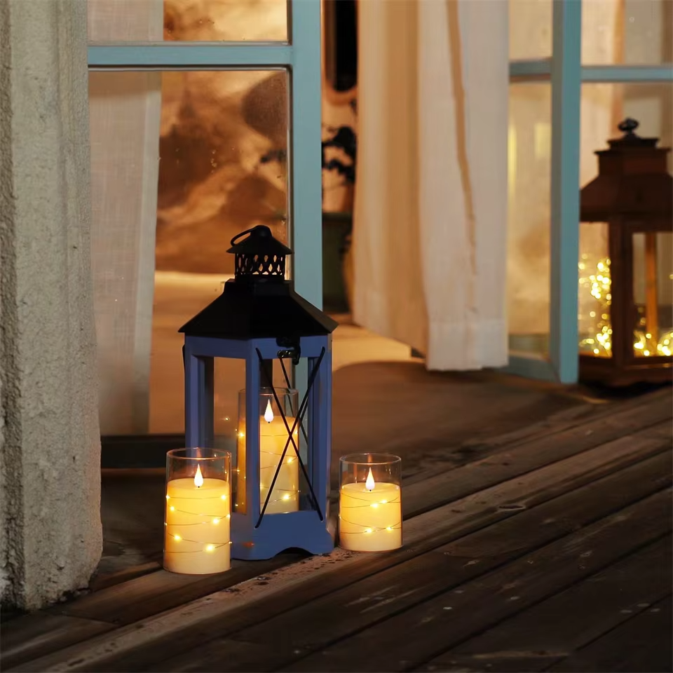 3Pcs Flameless LED Candle Lights | Romantic Acrylic String Candles