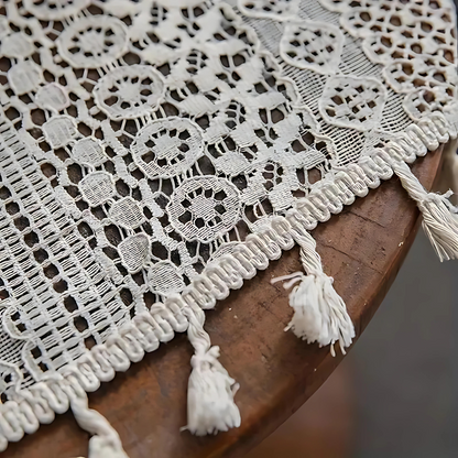 BohoHome | Chic Bohemian Crochet Curtain