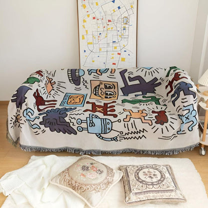 Bold Expressions | Tassel Throw Blanket
