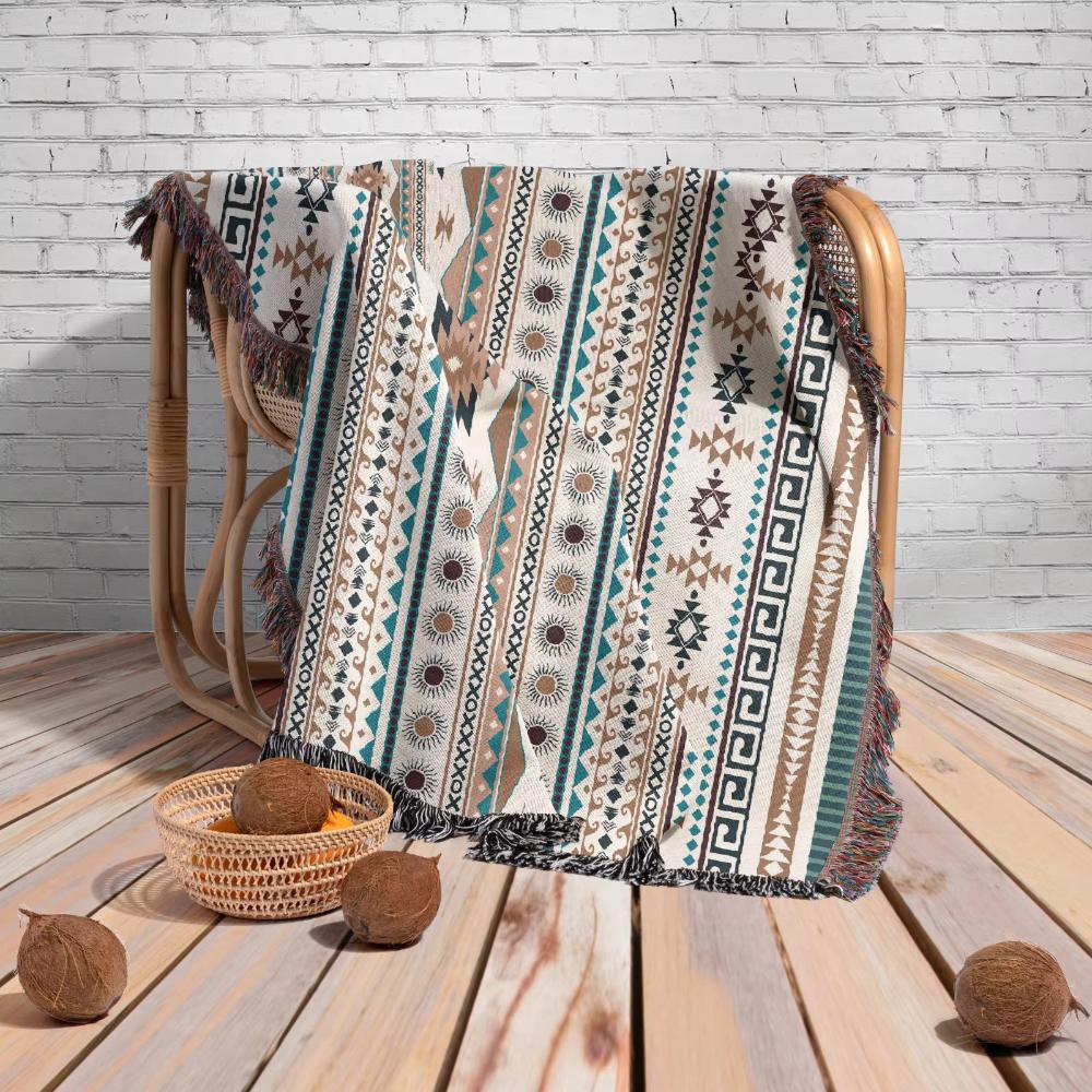 DesertBloom | Tapestry Picnic Blanket and Throw
