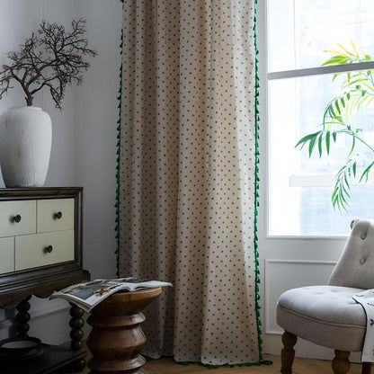 CottageCharm | Petals Tassel Curtain Drapes