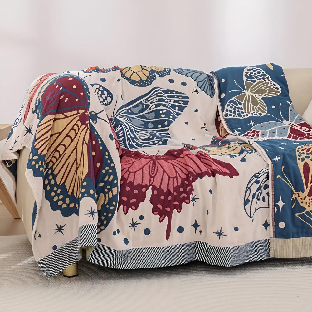 ButterflyDream | Soft Cotton Blanket For Kids And Adults