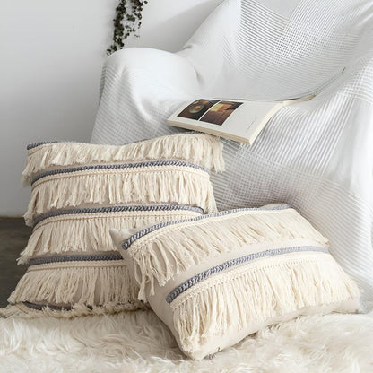 BohoHome | Bohemian Fringe Tassel Cushion Covers