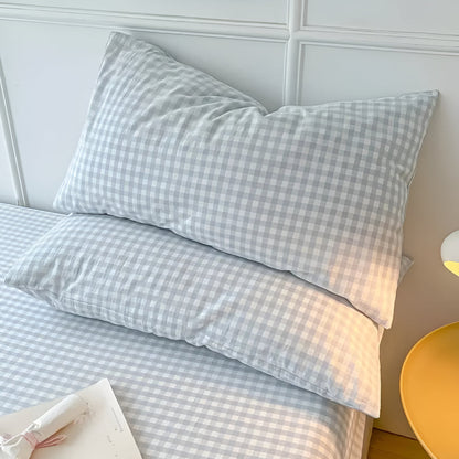CozyHome | Soft Plaid Checkered Pillowcases