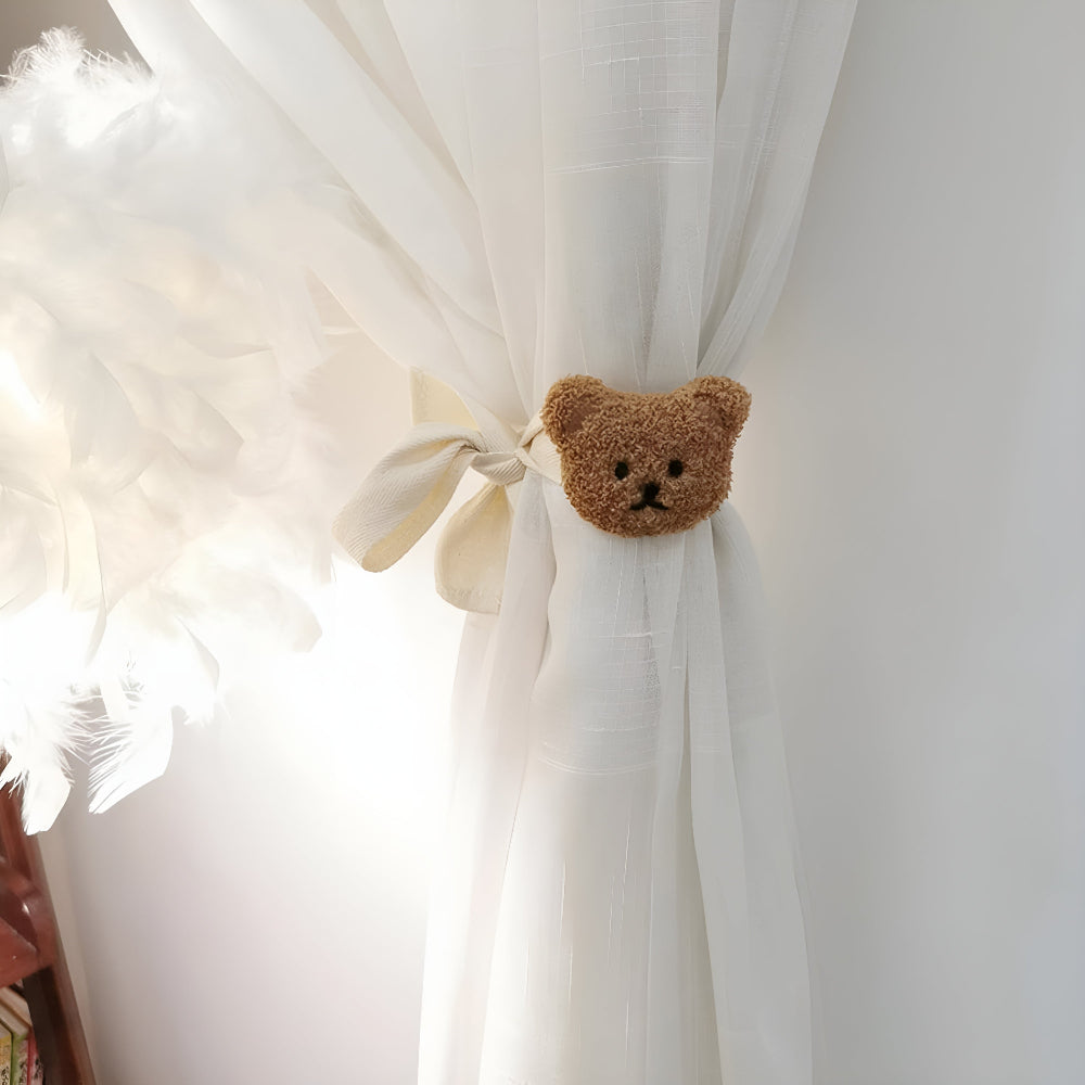 CuddleClasp | Teddy Bear Curtain Tiebacks Set