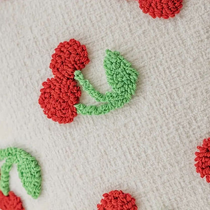 BohoNest | Tassel-Trimmed Floral Cushions