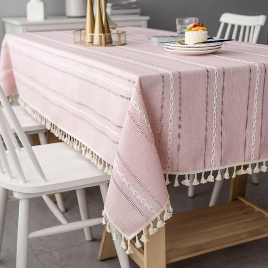 CottonLuxe | Elegant Cotton Linen Tablecloth