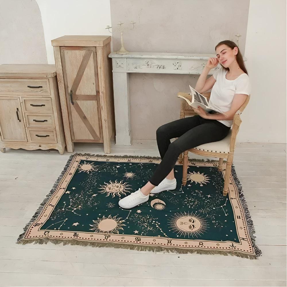 CelestialCo | Sun Moon Stars Celestial Blanket