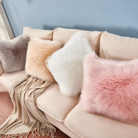 CozyNest | Furry Cushion Covers For Home Decor