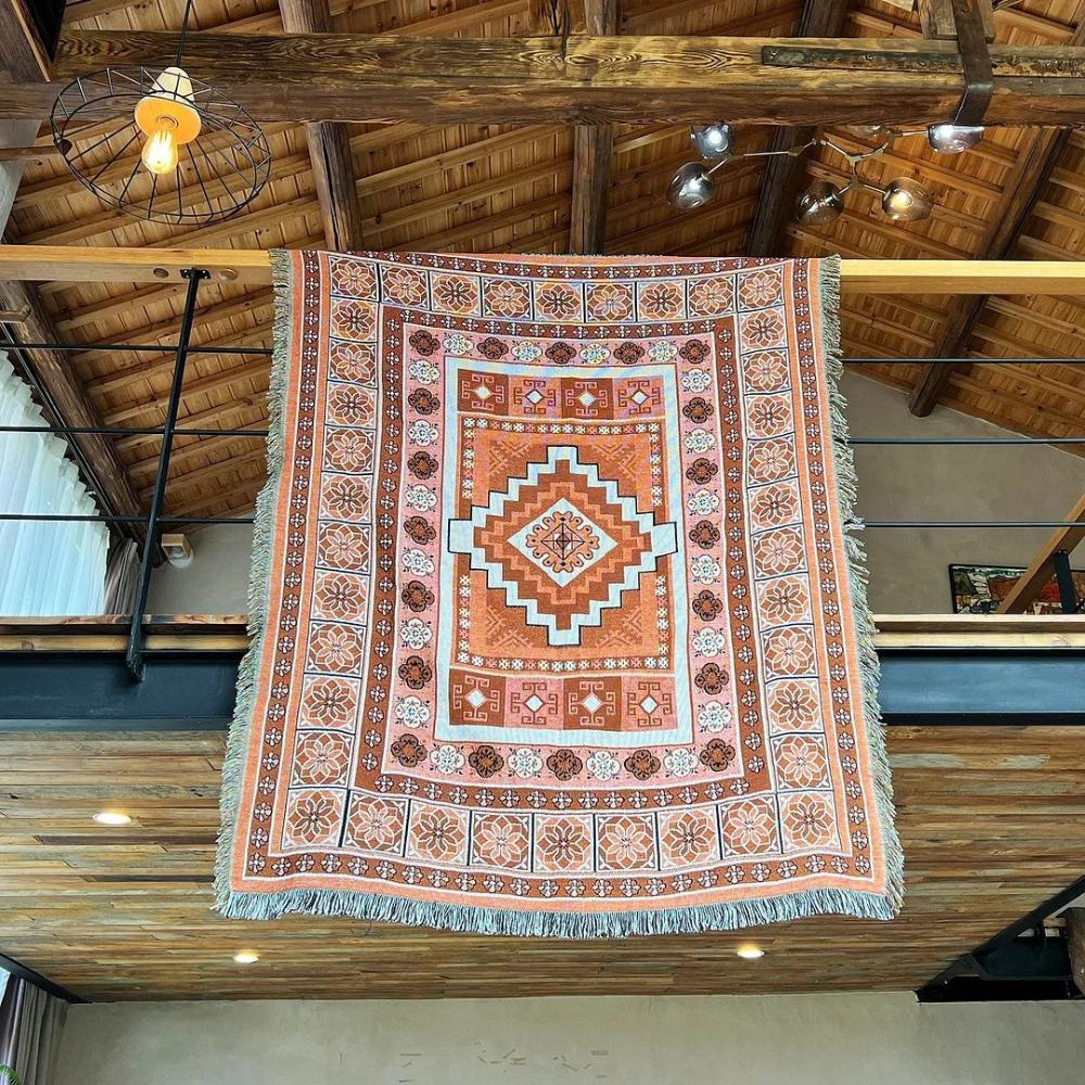 DesertBloom | Tapestry Picnic Blanket and Throw
