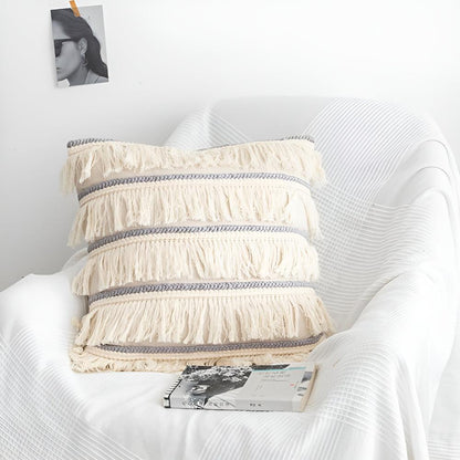 BohoHome | Bohemian Fringe Tassel Cushion Covers