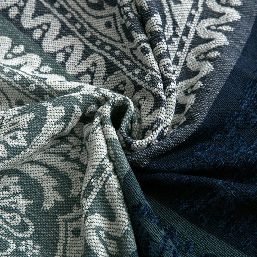 BohoCozy | Floral Tassel Knit Bohemian Blanket