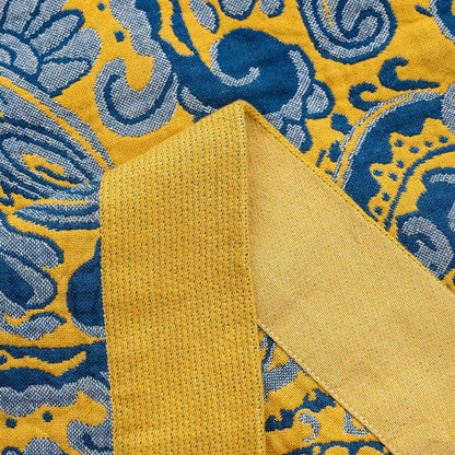 AzureHome | Golden Retro Cotton Blanket