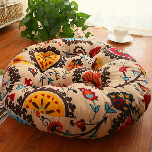 BohoNest | Round Boho Cushion Versatile Seating