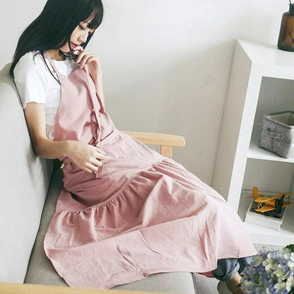 BlossomBreeze | Cotton Linen Apron