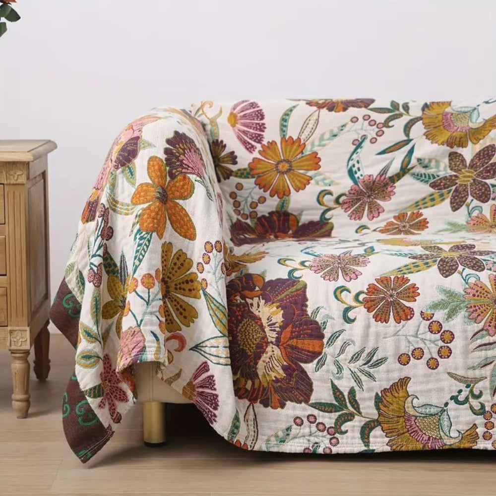 CharmCo | Floral Blanket Throw