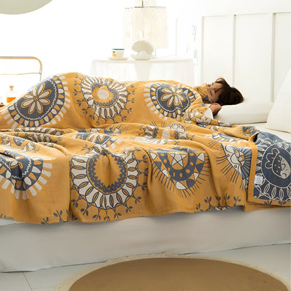 BlossomCo | Radiance Circle Cotton Blanket