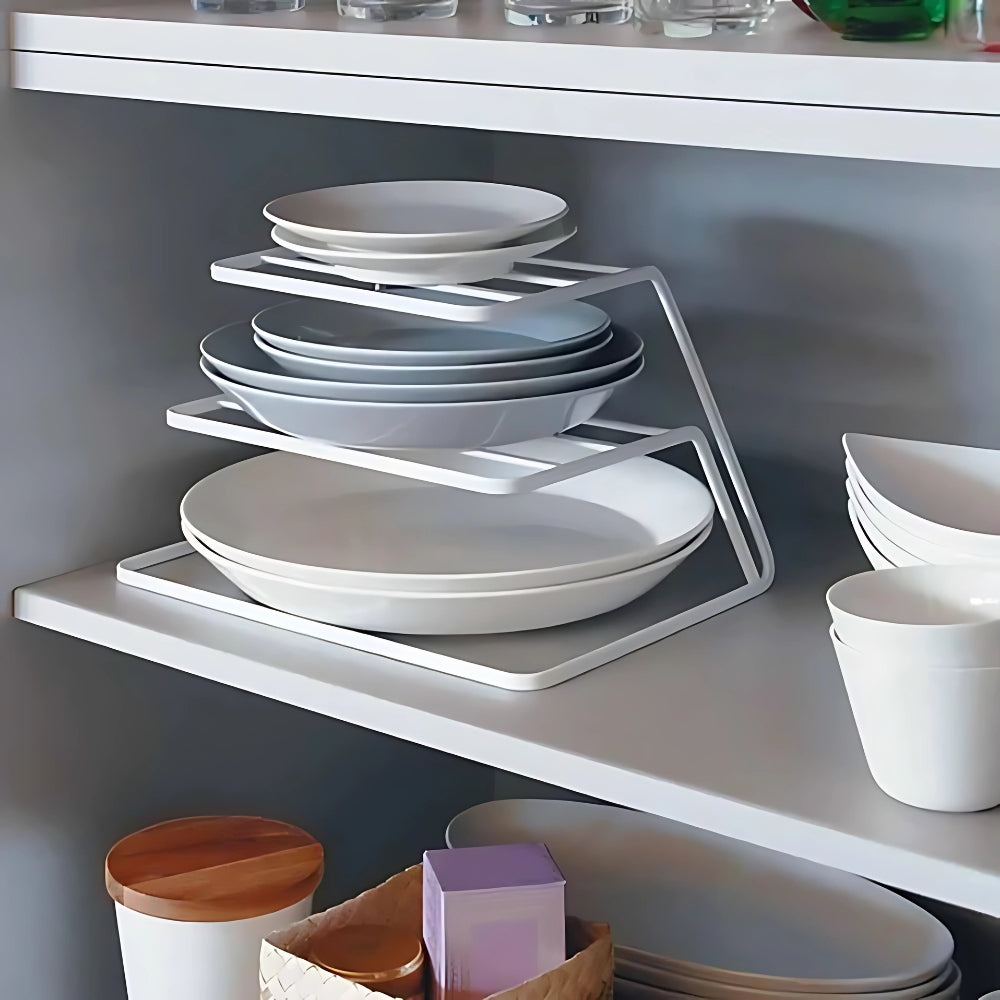 DishMaster | 2-Tier Dish Drainer and Organizer