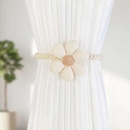 DelicateBloom | Flower Magnetic Curtain Tiebacks Set 2Pcs