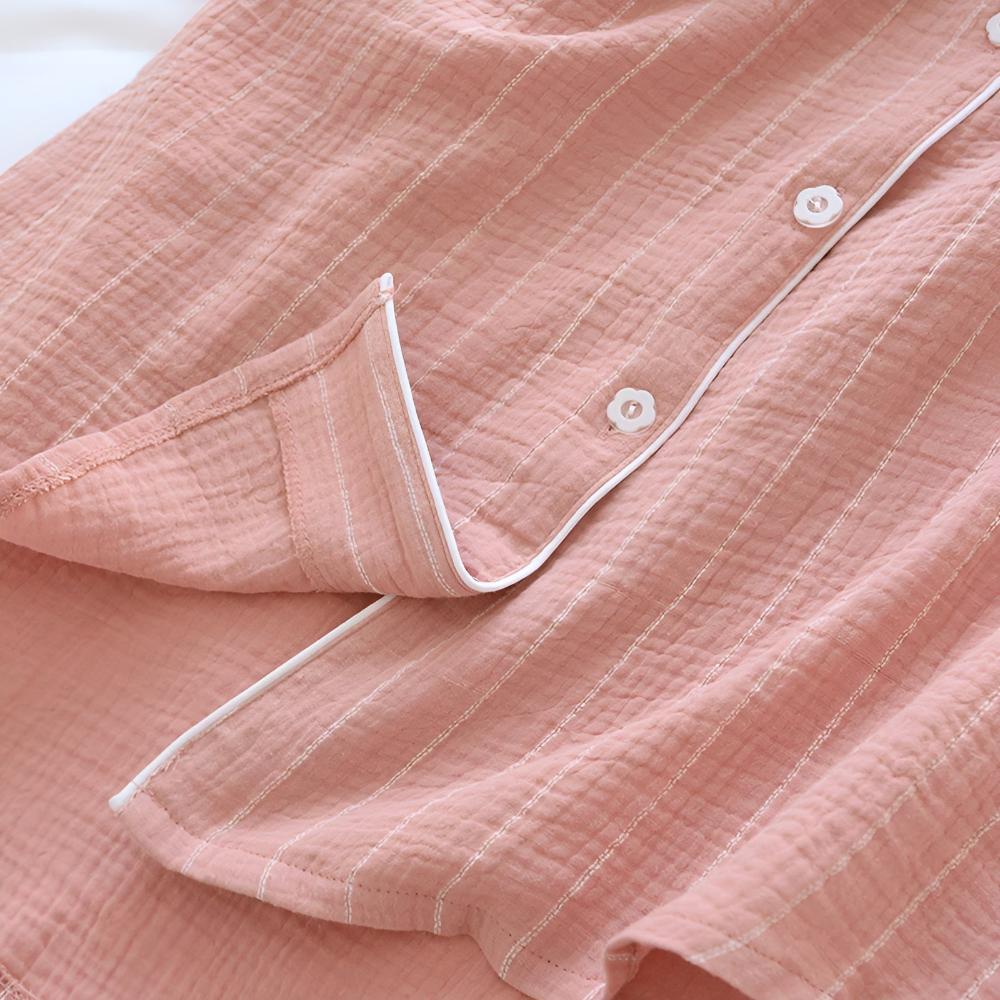 DreamWear | Pastel Striped Cotton Nightdress