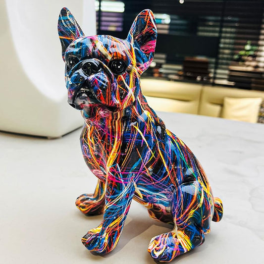 BulldogArt | Artistic Bulldog Graffiti Figurine