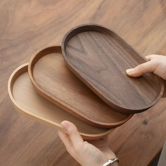WoodCraft | Natural Grain Wooden Serving Tray