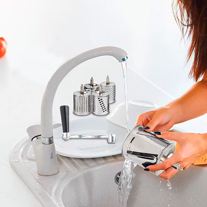 5-in-1 Stainless Steel Grater & Nut Grinder – Multi-Function Kitchen Tool