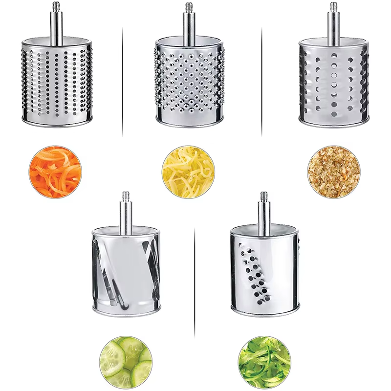 5-in-1 Stainless Steel Grater & Nut Grinder – Multi-Function Kitchen Tool