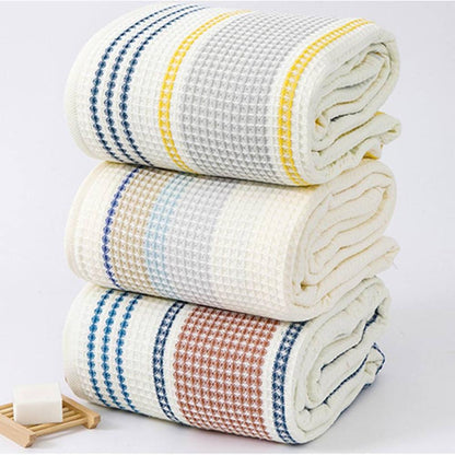 ColorSplash | Colorblock Striped Cotton Bath Towel