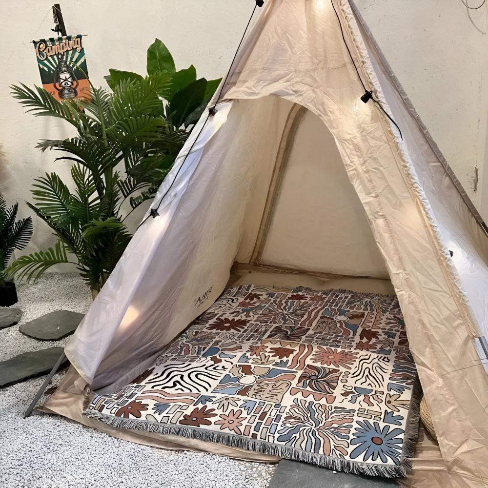 DesertBloom | Tapestry Picnic Blanket and Throw