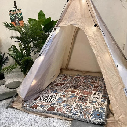 DesertBloom | Tapestry Picnic Blanket and Throw
