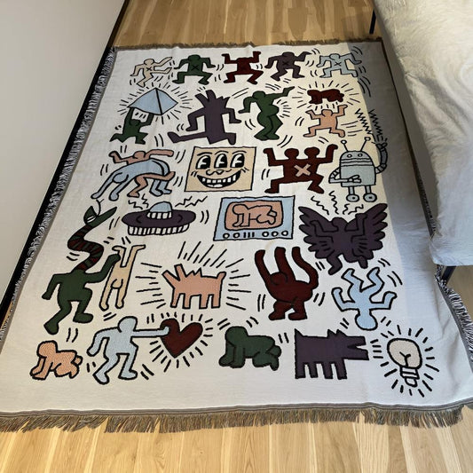 Bold Expressions | Tassel Throw Blanket