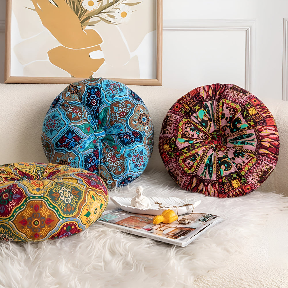 BohoComfort | Round Seat Cushion For Home Decor