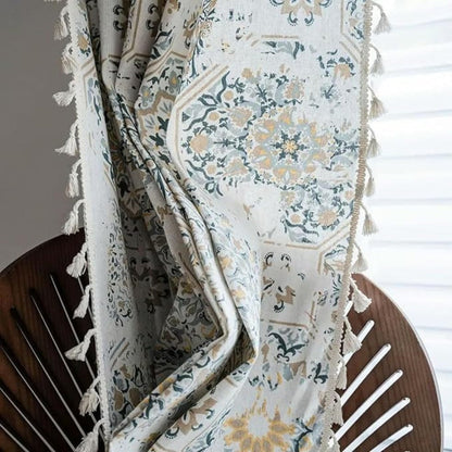 BotanicalBliss | Elegant Tassel Curtain Drapes