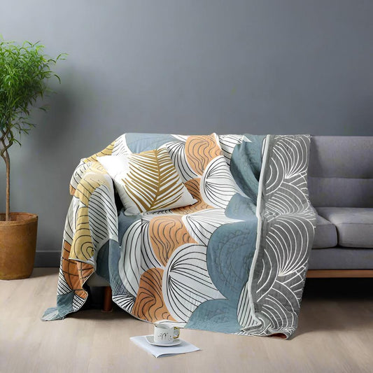 CozyHome | Scallop Pattern Cotton Blanket