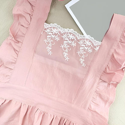 Blush Belle | Ruffle Apron for Women Cooking and Baking
