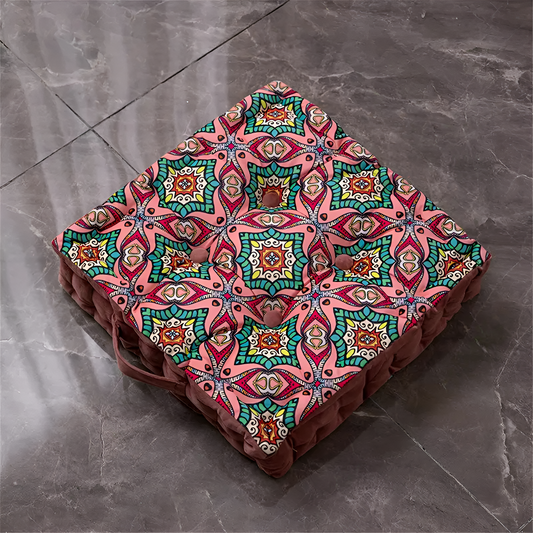 CozyNest | Vintage Inspired Tufted Floor Cushion