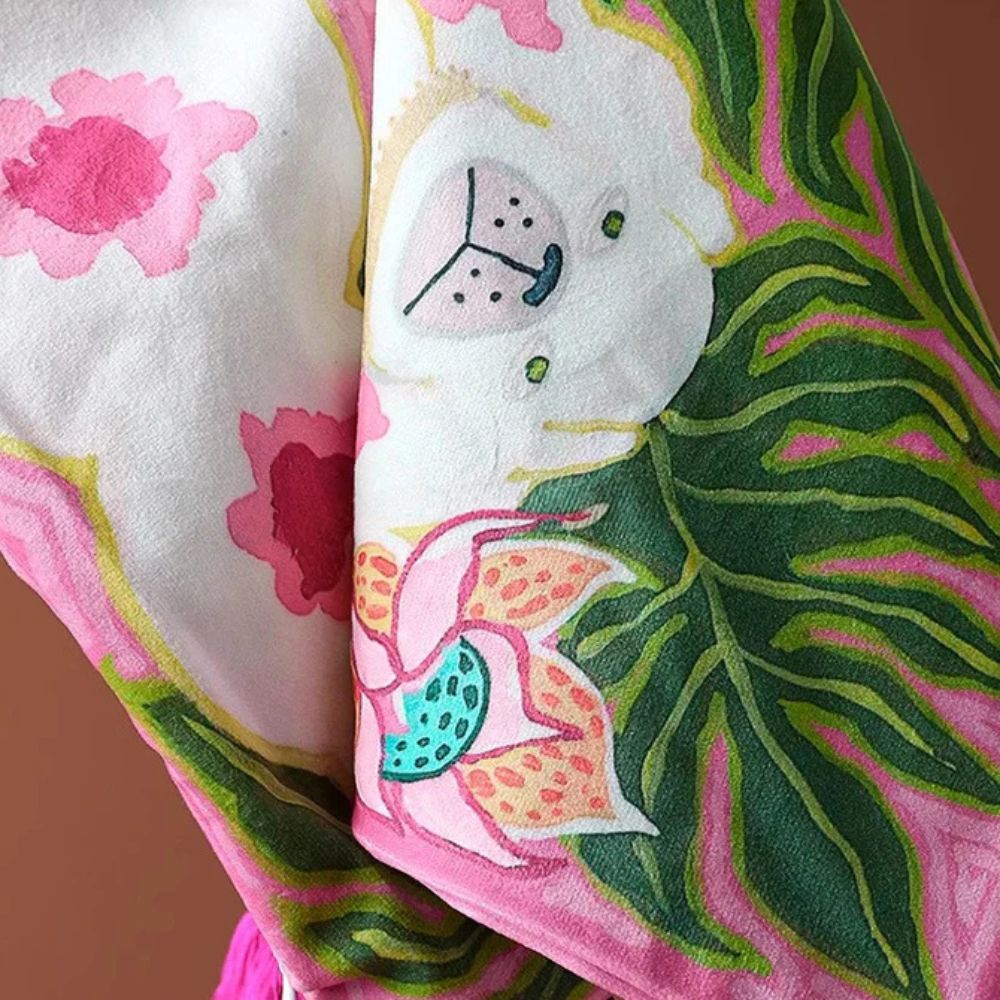BlushPaws | Blush Pink Dog Tassel Cushion Cover