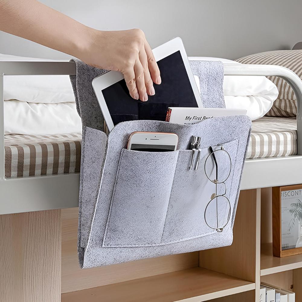 BedsideBuddy | All-in-One Bedside Organizer for Essentials Storage