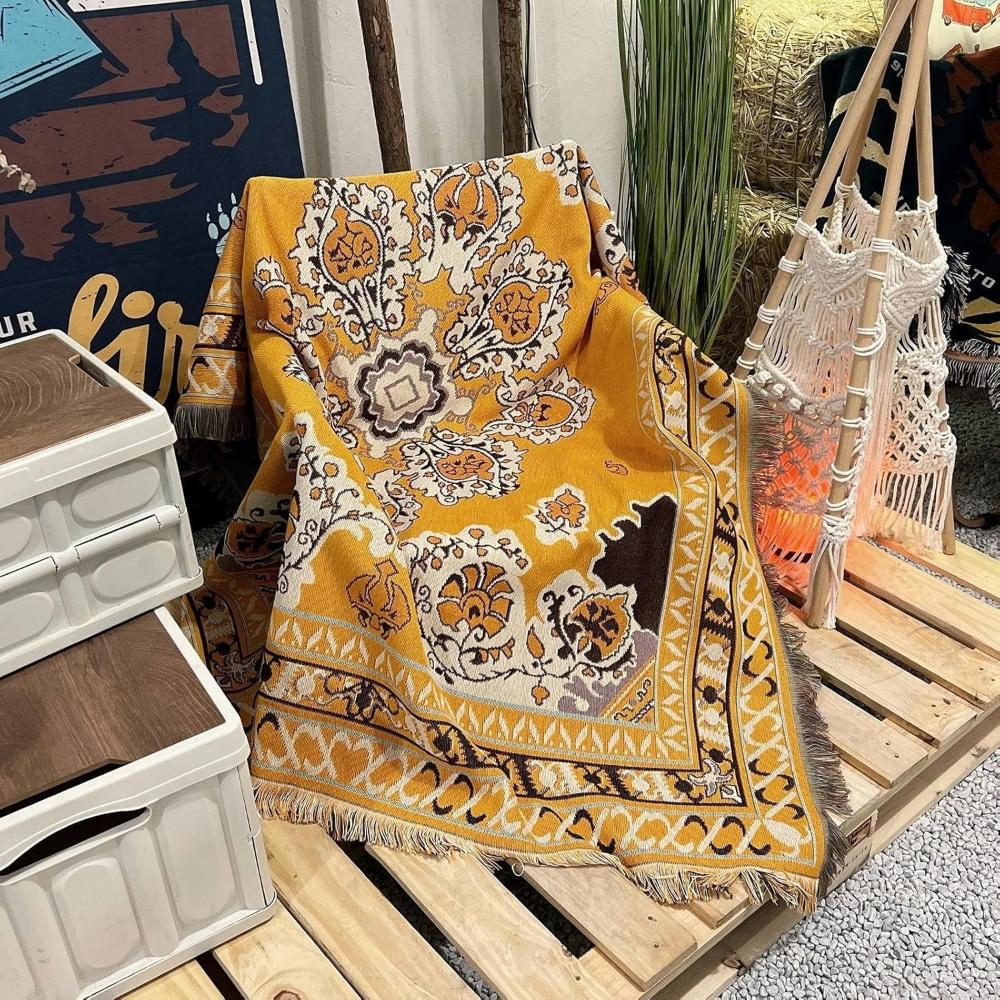 DesertBloom | Tapestry Picnic Blanket and Throw