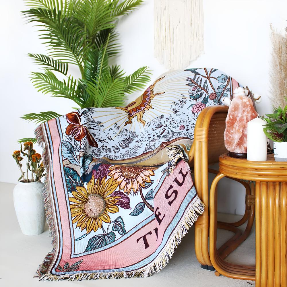 BohoSun | Sun Tapestry Blanket Bohemian Style