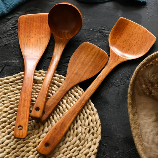 EcoChef | Wooden Kitchen Utensil Set 4-Piece