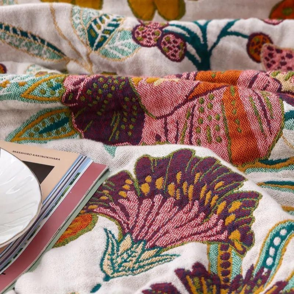 CharmCo | Floral Blanket Throw