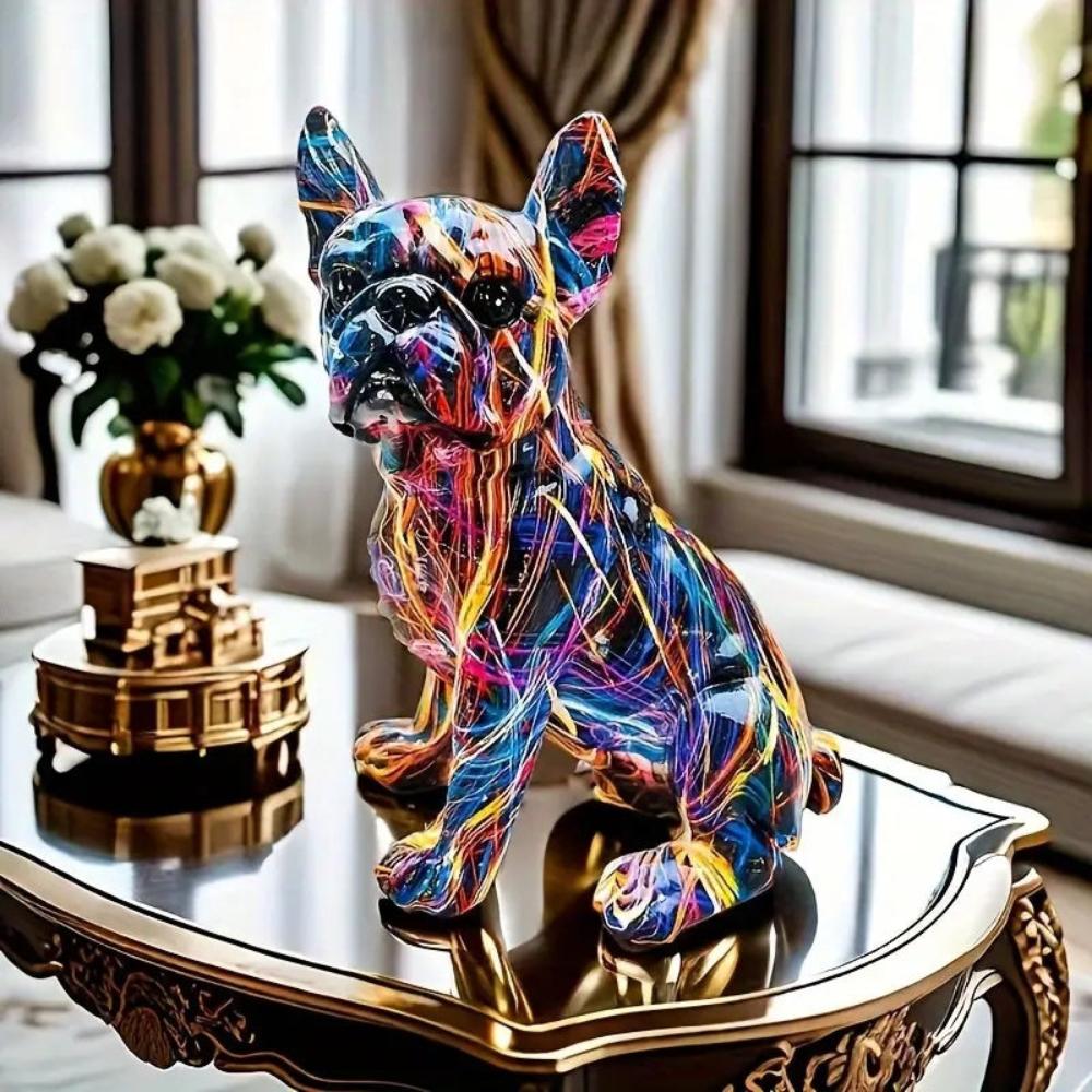 BulldogArt | Artistic Bulldog Graffiti Figurine