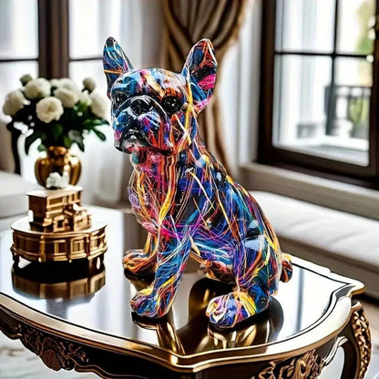 BulldogArt | Artistic Bulldog Graffiti Figurine