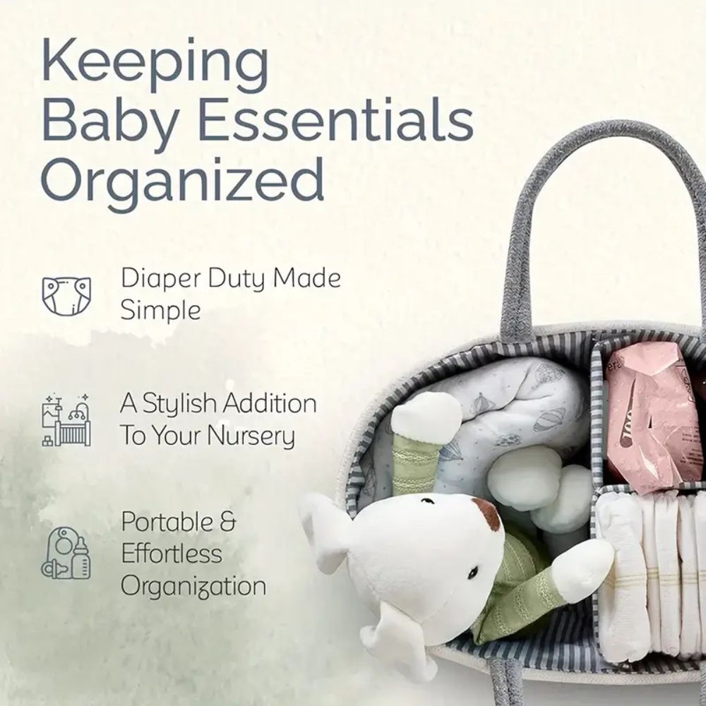 BabyNest | Cotton Rope Baby Caddy Organizer