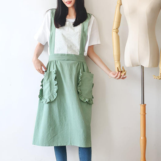 ChicWear | Ruffle Pocket Kitchen Apron